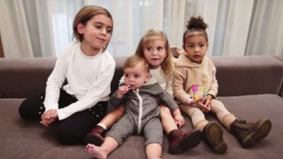 Reign disick and saint west birthday party