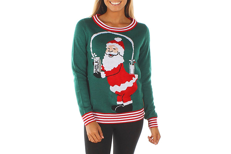Santa break the internet sweater