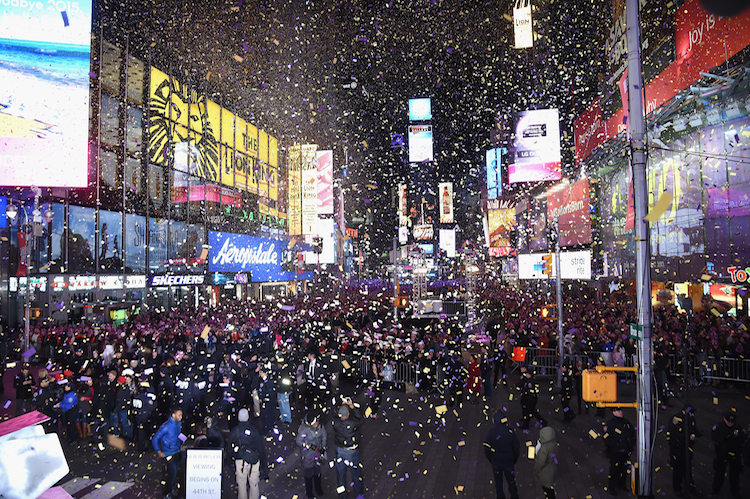 Times square ball drop nyc