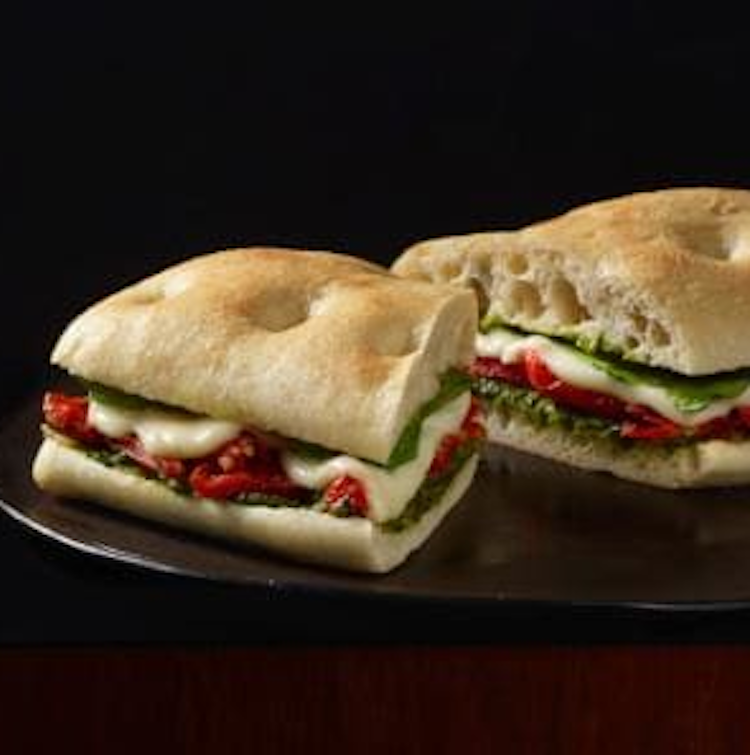 Tomato mozzarella panini