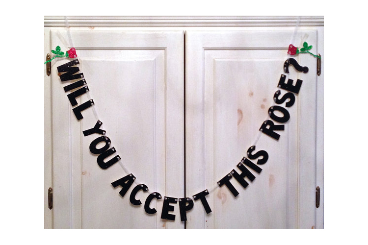 Will you accept this rose banner