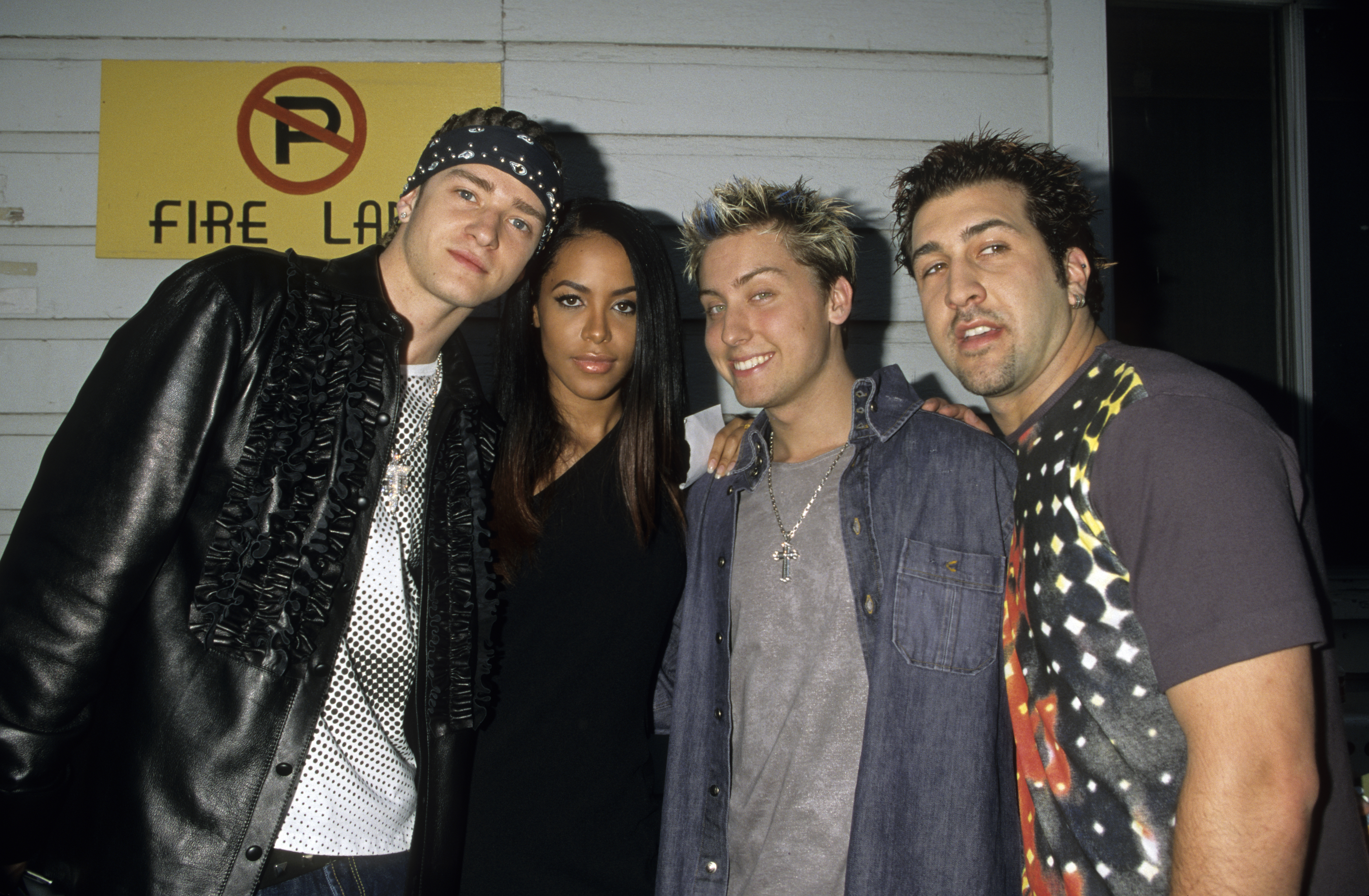aaliyah and nsync, getty 