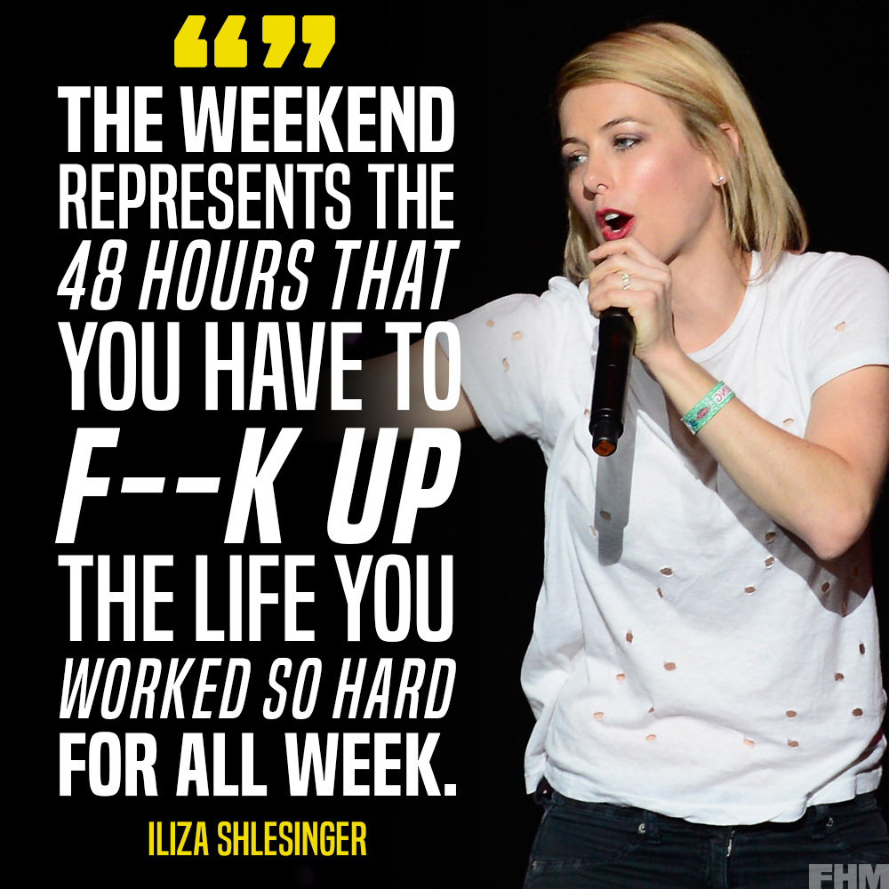 Ilizashlesinger joke fhm