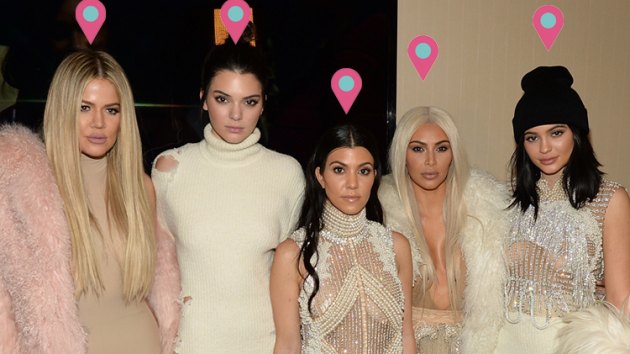 Where Do the Kardashians Live? A Map of Where They're Located | Life