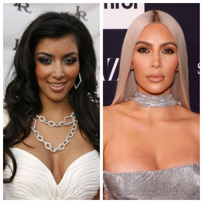 kim kardashian before and after getty images
