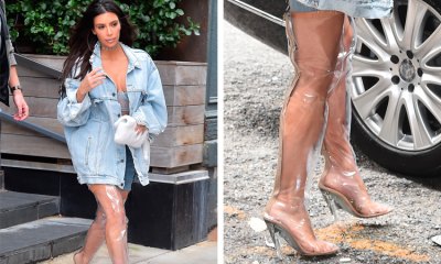 kim kardashian clear boots kim kardashian clear boots