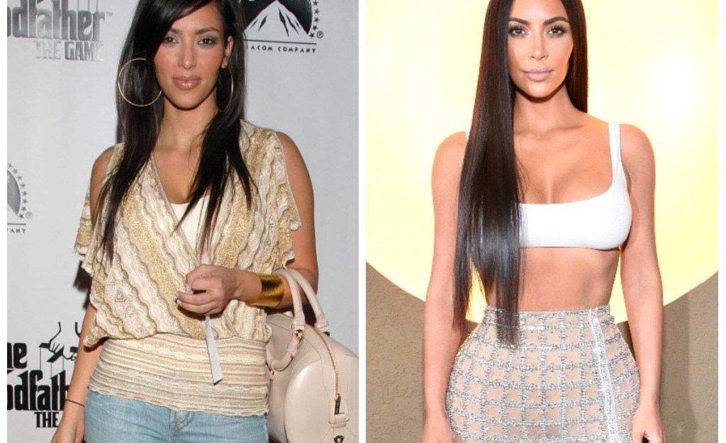 Kim Kardashian's Midnight Blue Hair: Before and After Photos - wide 2