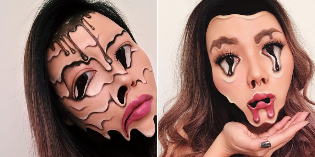 Melting face makeup