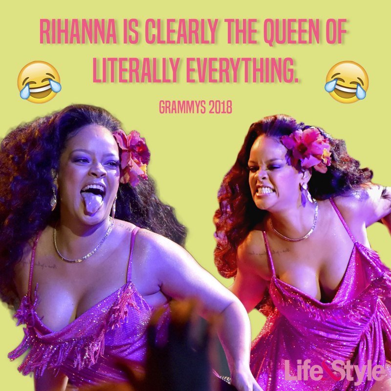 Rihanna grammys ls 2