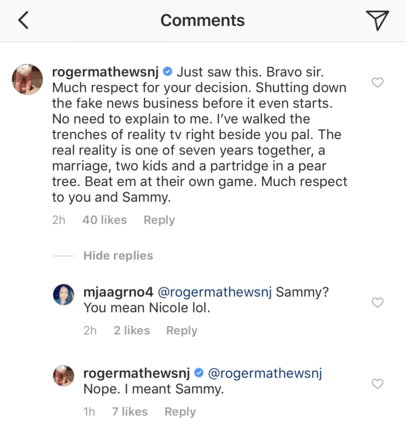 roger mathews instagram