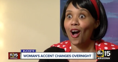 american woman british accent