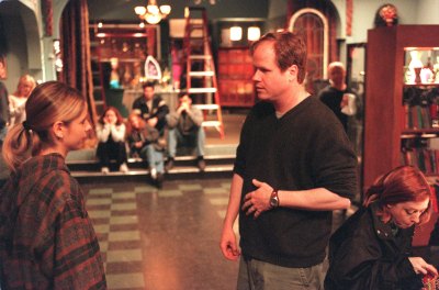 buffy - sarah michelle gellar and joss whedon