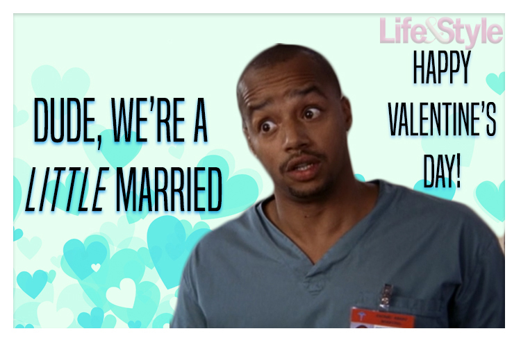 Dude were a little married