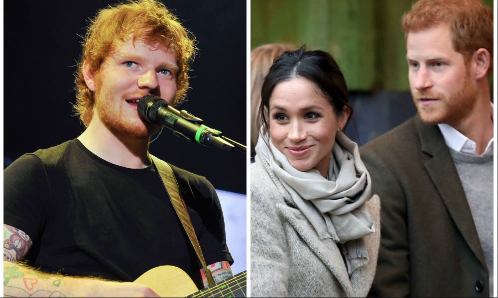 Ed sheeran prince harry wedding