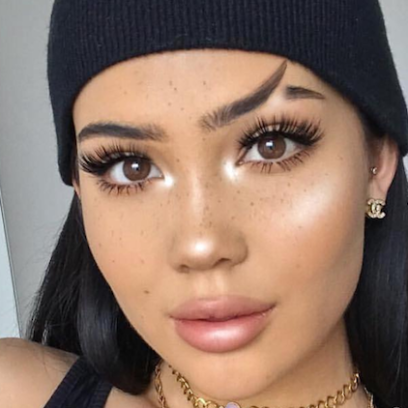 Fishtail brows instagram trend