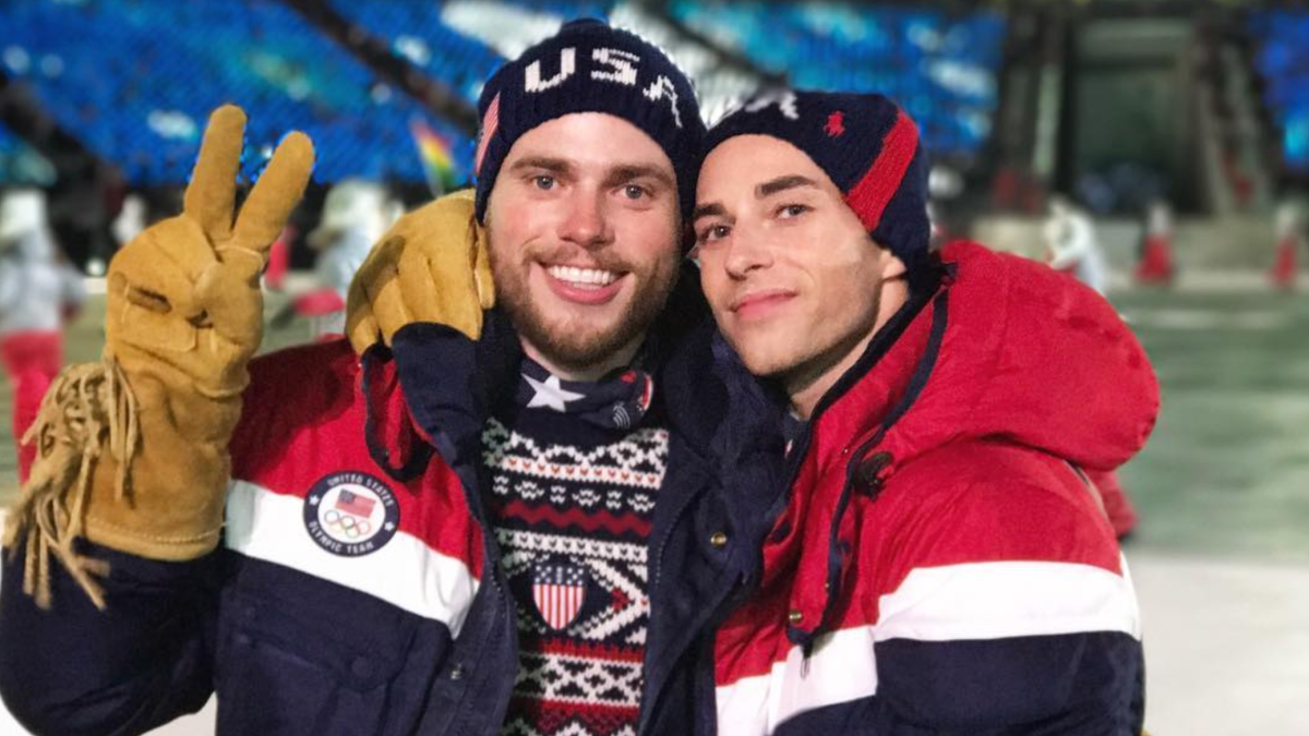 Gus kenworthy adam rippon