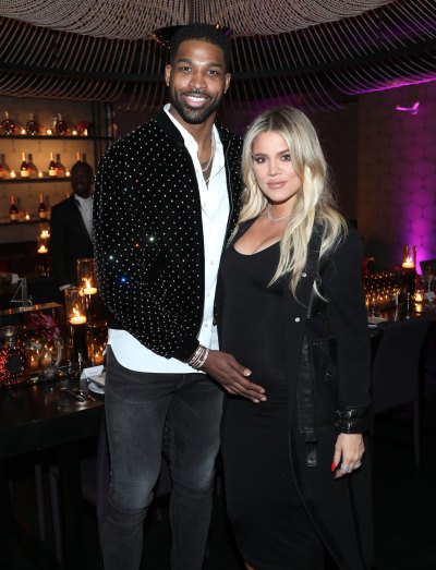 tristan thomspon khloe kardashian baby bump getty tristan thomspon khloe kardashian baby bump getty