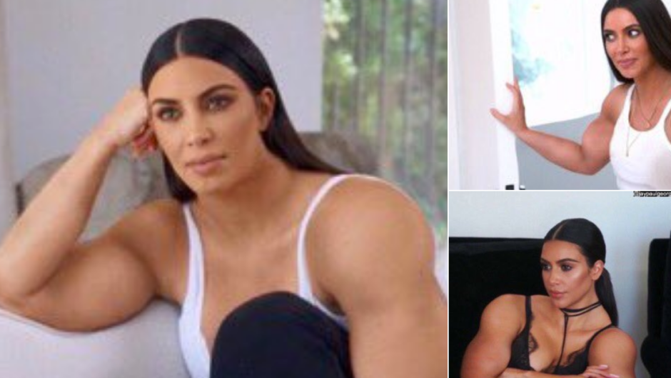 Kim kardashian muscles