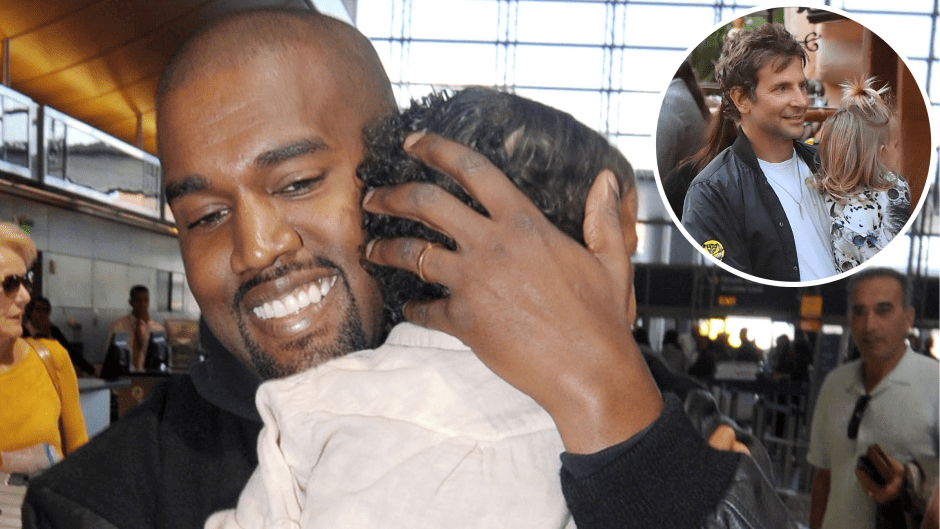 Pictures of (Sexy!) Celebrity Dads With Their Adorable Kids — Kanye West, Bradley Cooper and More