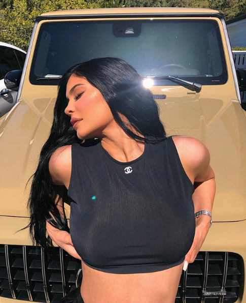 Kylie Jenner Gold G Wagon