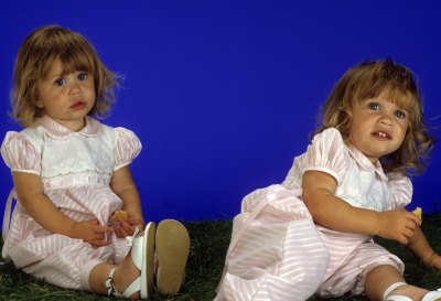 baby mary-kate and ashley