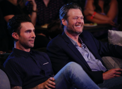 blake shelton and adam levine on the voice