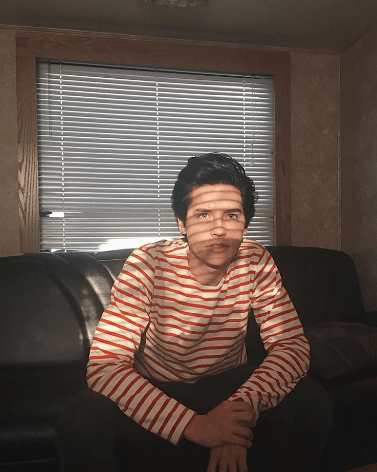 Cole sprouse stripes