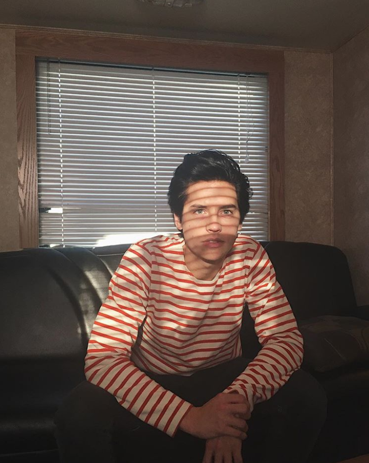 Cole sprouse stripes