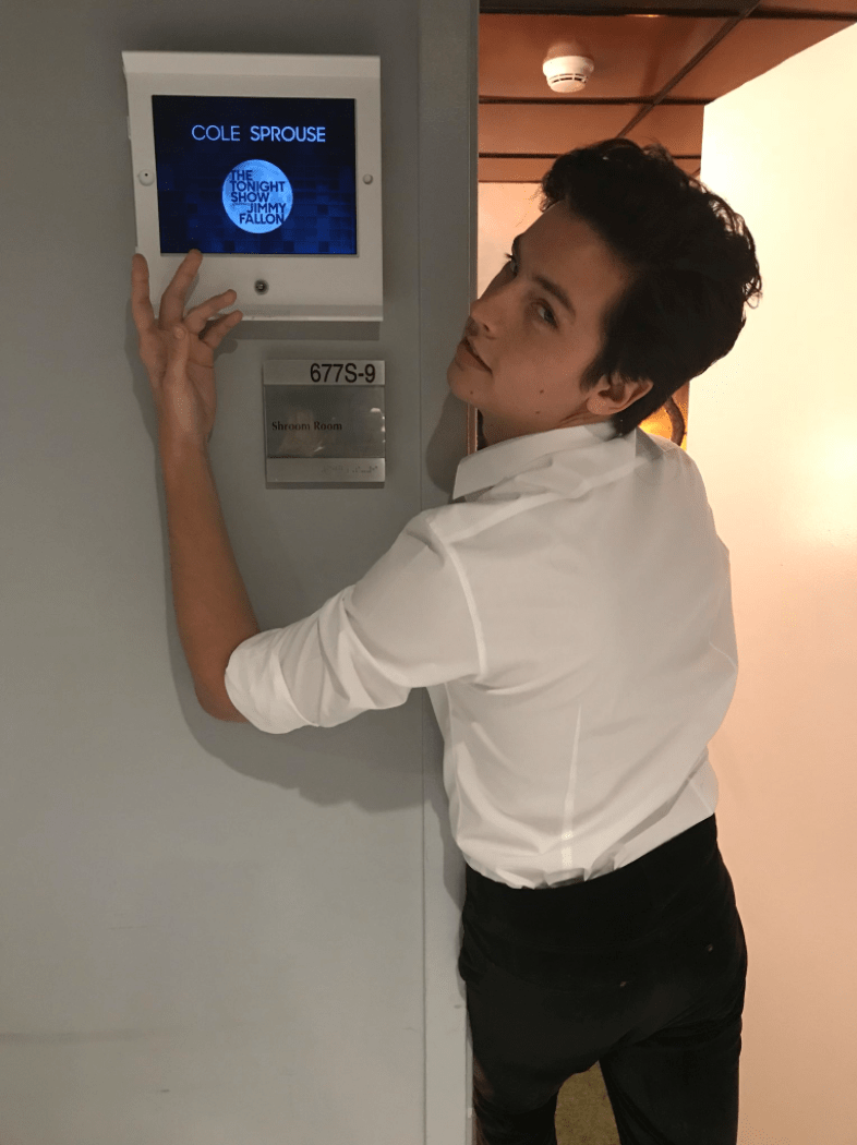 Cole sprouse tonight show