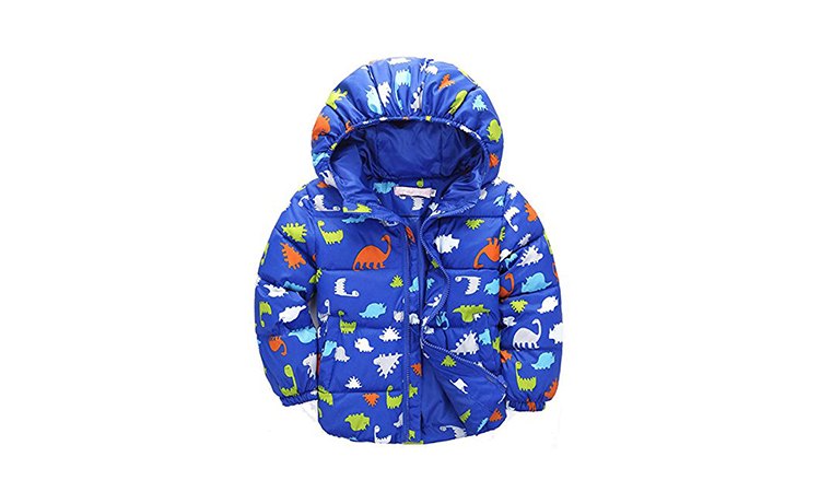 Dinosaur puffer coat kids