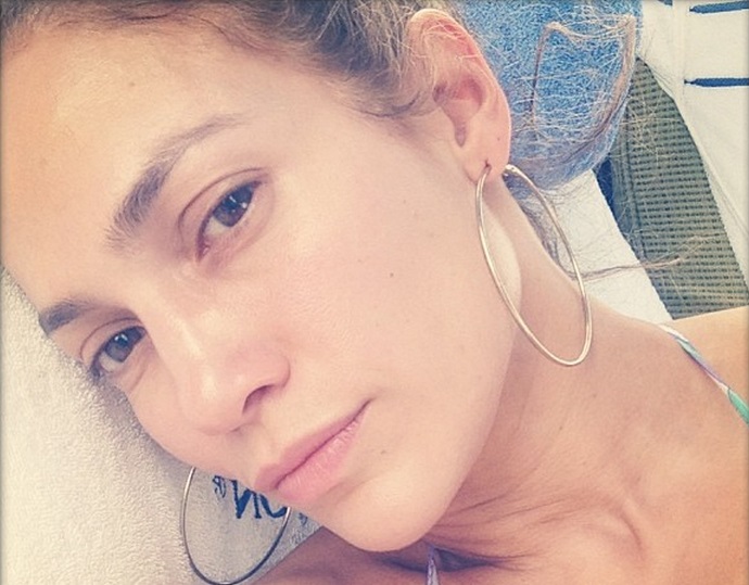 Jennifer lopez no makeup