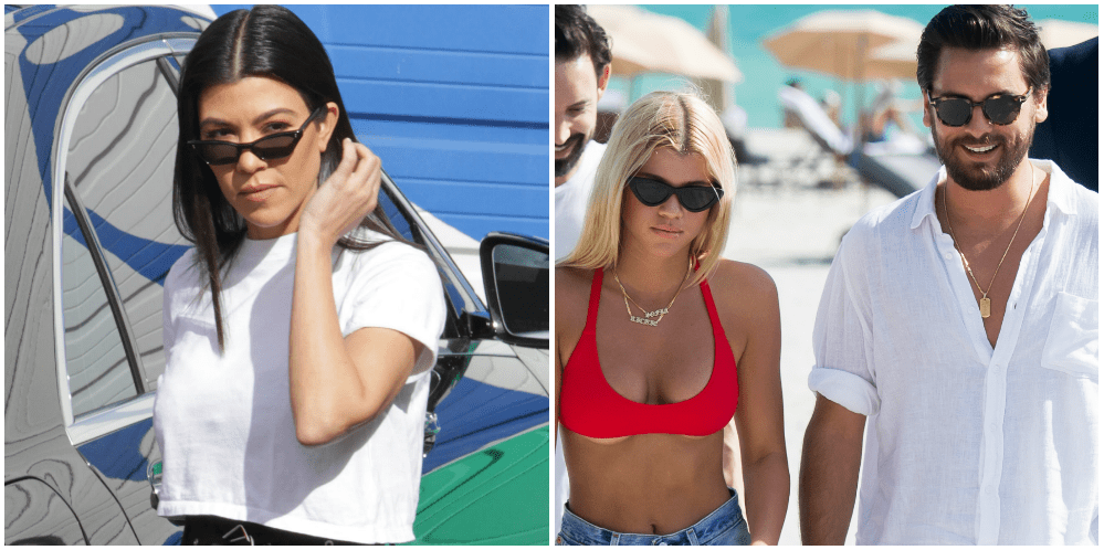 Kourtney kardashian scott disick sofia richie kids mexico