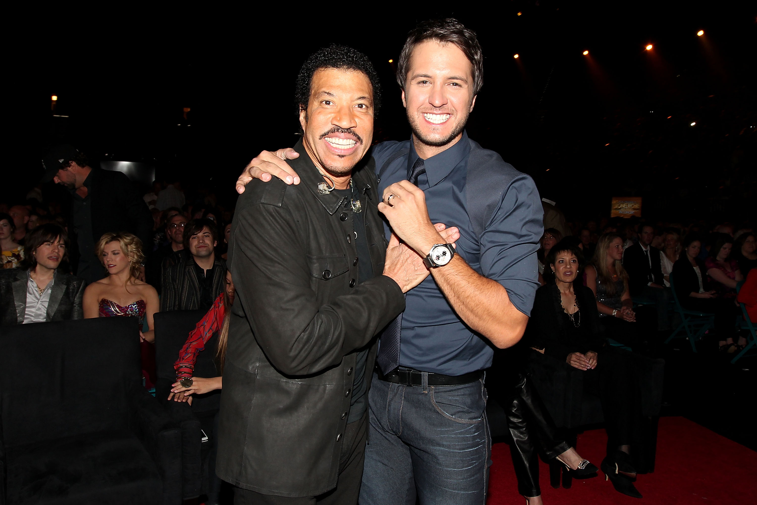 Luke bryan lionel richie acm concert 2012