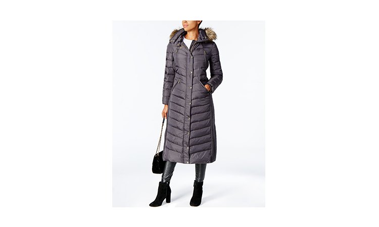 Maxi puffer coat womens