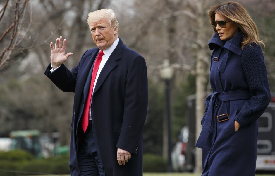 Melania trump trips 2