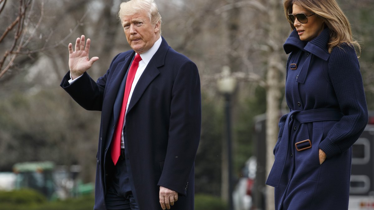 Melania trump trips 2