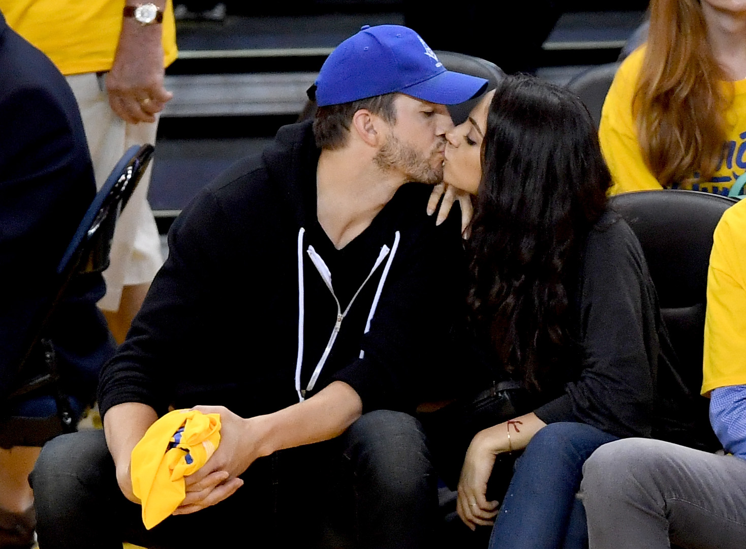 mila kunis, ashton kutcher, getty