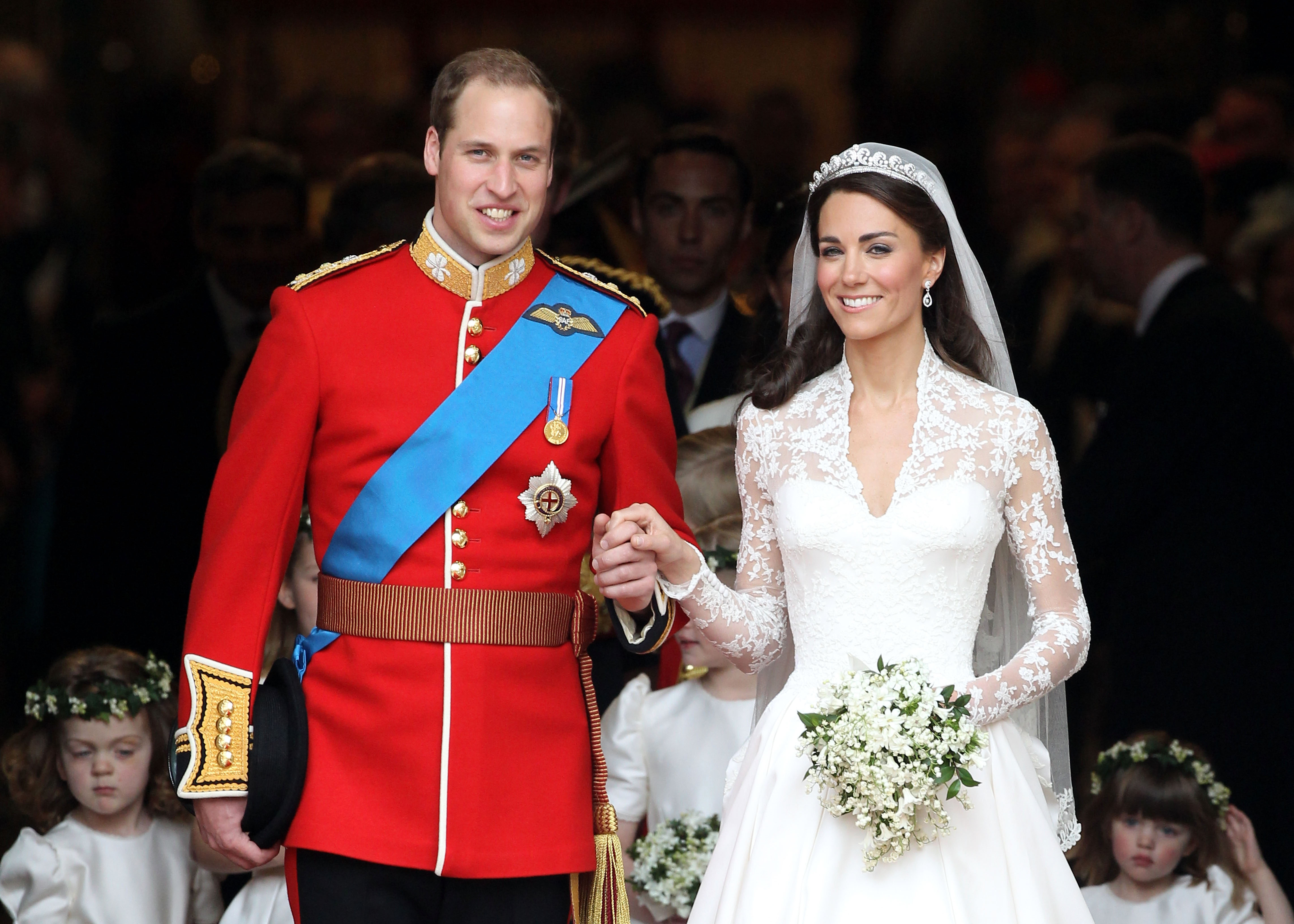 prince william and kate middleton wedding &mdash; getty images