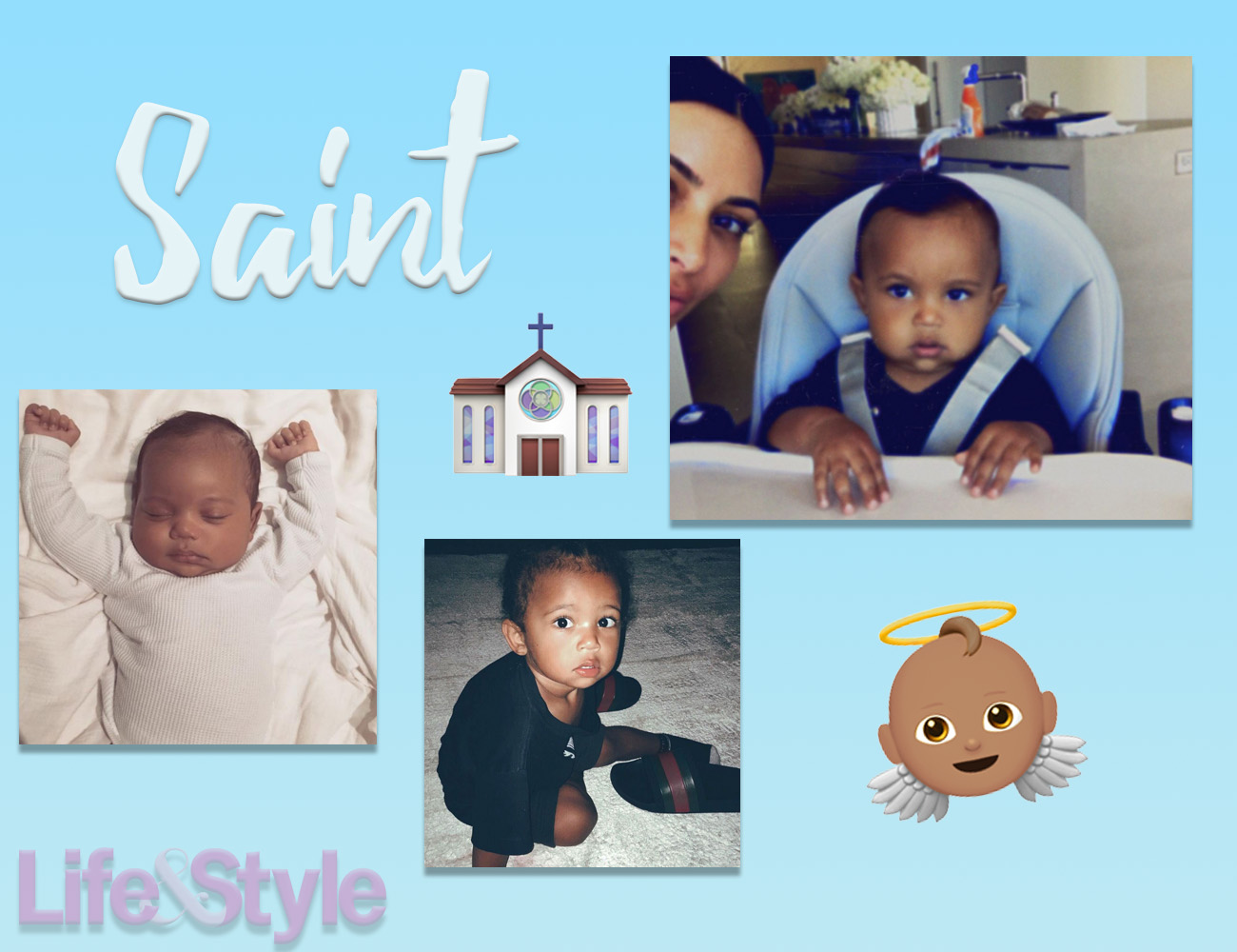 Saint west baby pictures
