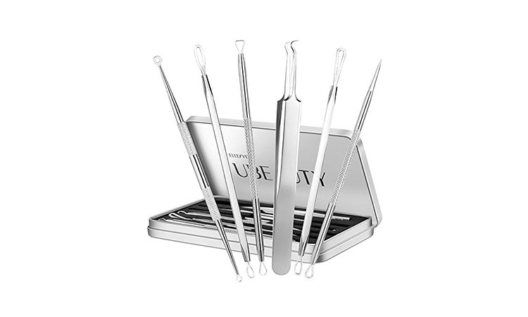Tweezer and blackhead removal kit