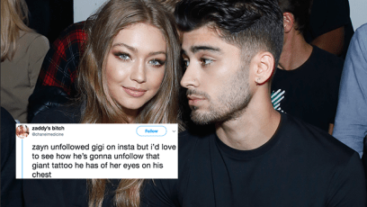 Zayn malik gigi hadid tattoo pic