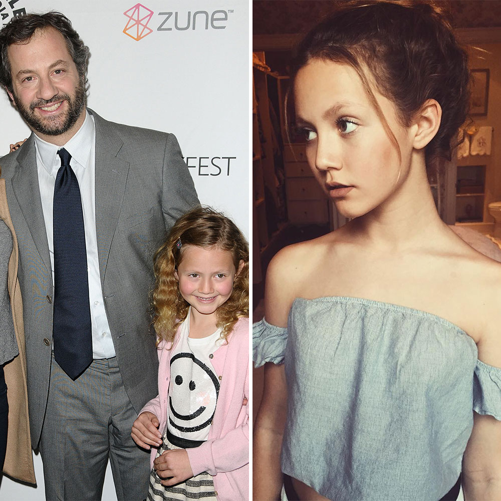 Iris apatow then and now