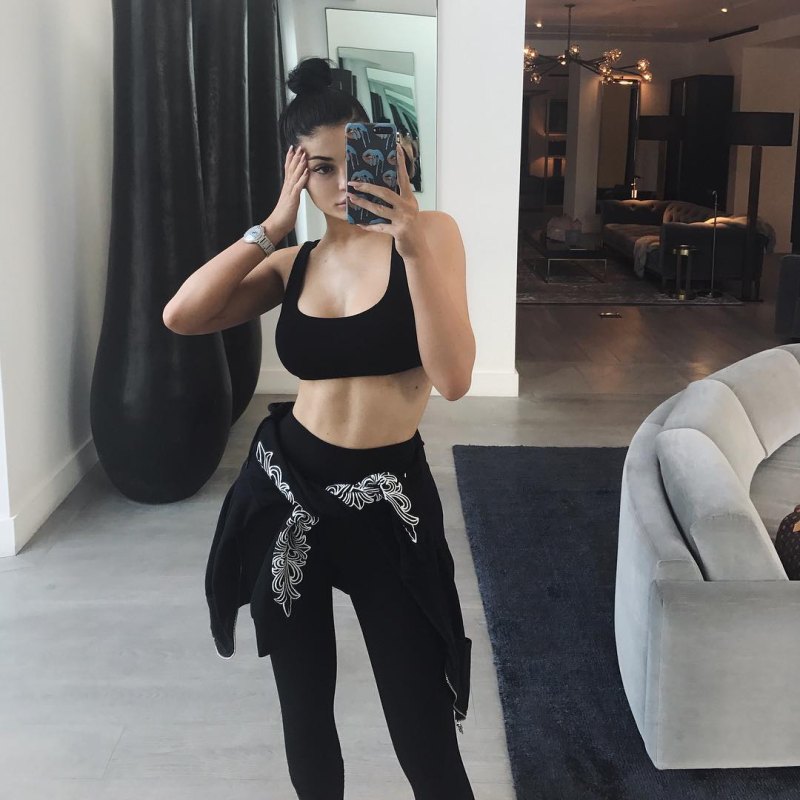 Kylie Jenner Snaps Mirror Selfie