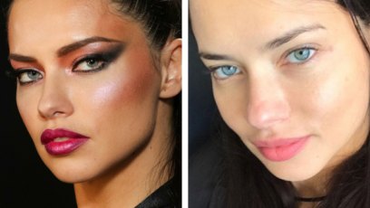 Adriana lima makeup free no makeup
