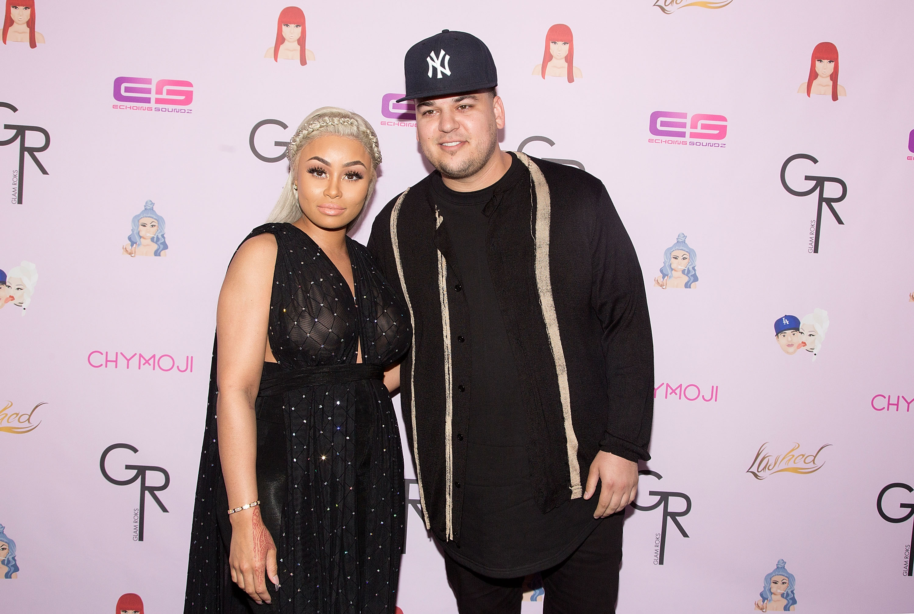 rob kardashian and blac chyna