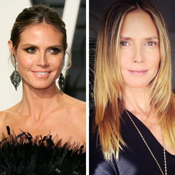Heidi klum makeup free no makeup