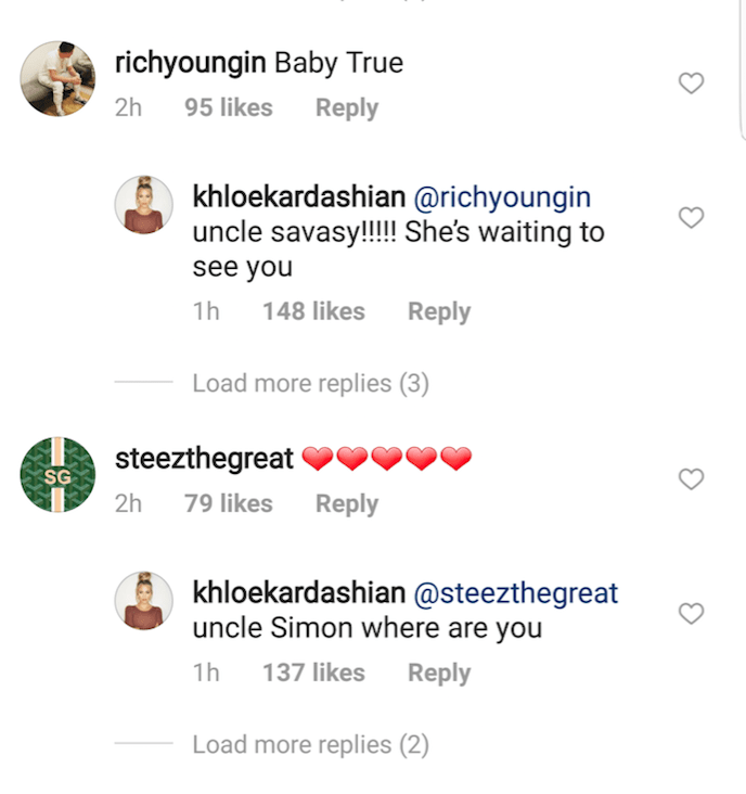 khloe kardashian tristan thompson friends instagram