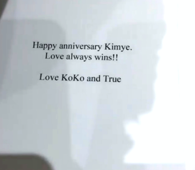 kimye note