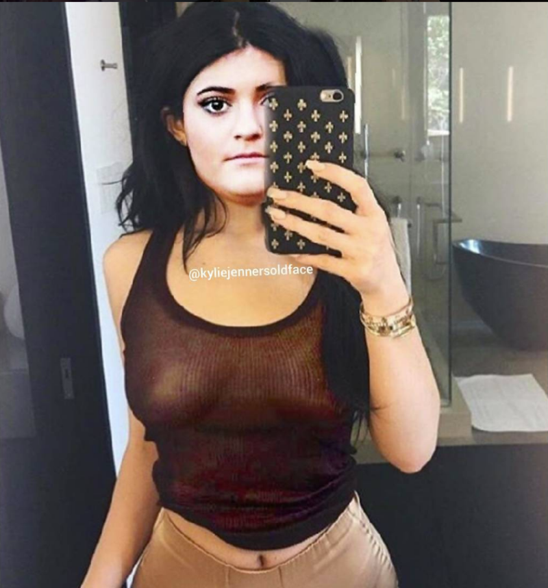 Kylie jenner old face 7