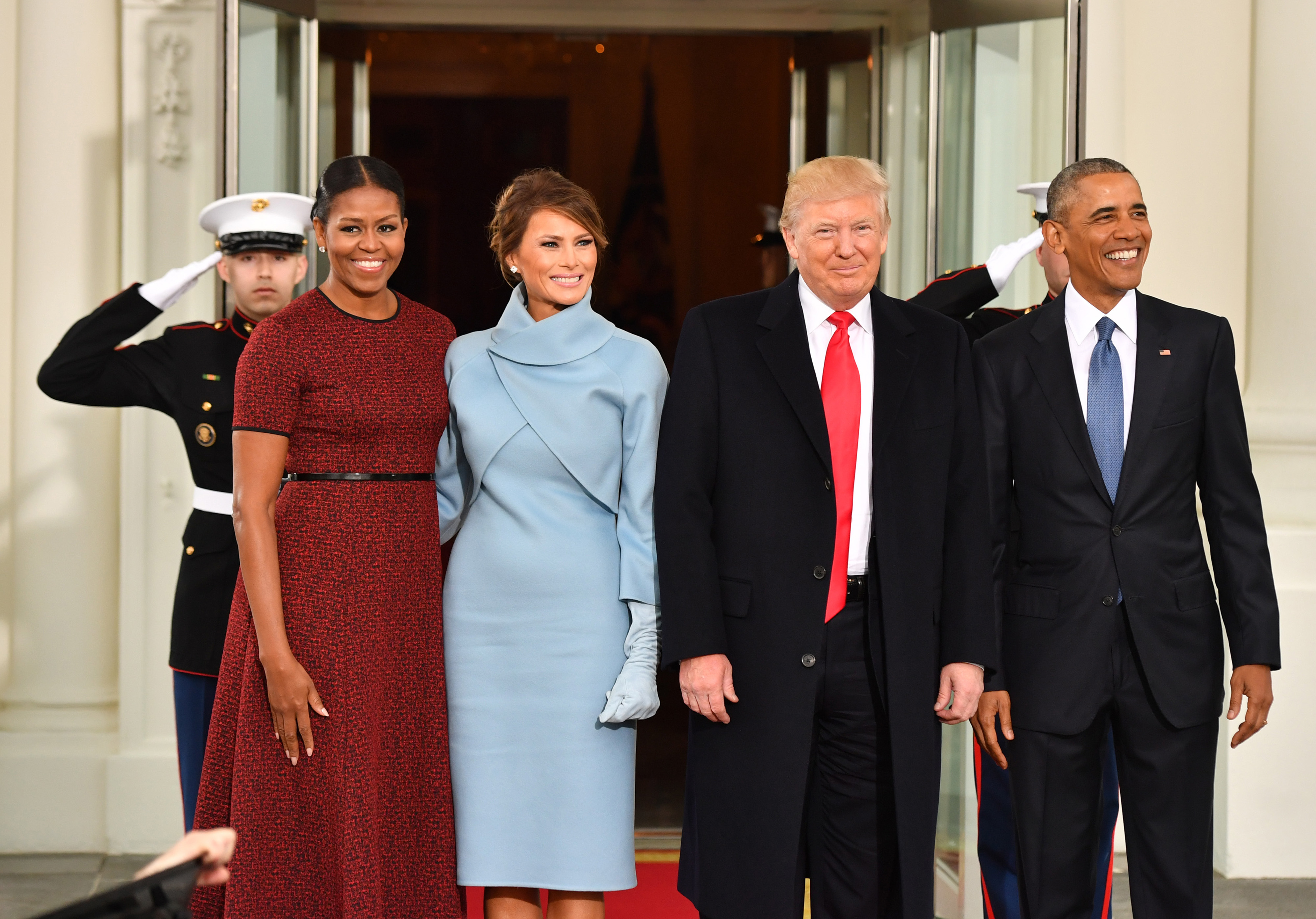 michelle obama melania trump getty images